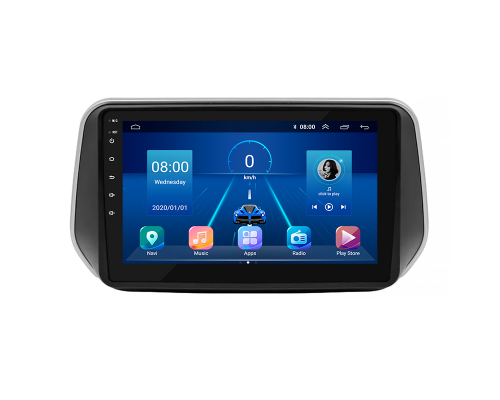 Штатная магнитола Lesko для Hyundai Santa Fe IV 2018-2021 экран 10" 6/128Gb 4G Wi-Fi GPS Top