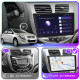 Штатная магнитола Lesko для Hyundai Solaris I 2010-2014 экран 10" 4/32Gb 4G Wi-Fi GPS Top