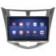 Штатная магнитола Lesko для Hyundai Solaris I 2010-2014 экран 10" 6/128Gb 4G Wi-Fi GPS Top