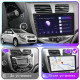 Штатная магнитола Lesko для Hyundai Solaris I 2010-2014 экран 10" 6/128Gb 4G Wi-Fi GPS Top