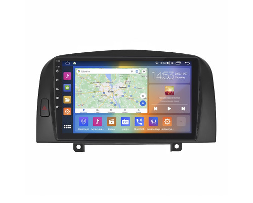 Штатная магнитола Lesko для Hyundai Sonata V (NF) 2004-2010 экран 9" 2/32Gb CarPlay 4G Wi-Fi GPS Prime