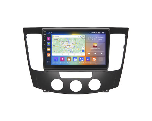 Штатная магнитола Lesko для Hyundai Sonata V (NF) Manual AC 2008-2010 экран 9" 4/64Gb CarPlay 4G Wi-Fi GPS Prime