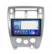 Штатная магнитола Lesko для Hyundai Tucson I 2004-2010 экран 10" 4/64Gb CarPlay 4G Wi-Fi GPS Prime