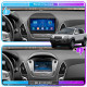 Штатная магнитола Lesko для Hyundai Tucson II 2009-2015 экран 10" 4/32Gb 4G Wi-Fi GPS Top