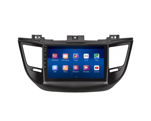Штатная магнитола Lesko для Hyundai Tucson III 2015-2018 экран 9" 2/32Gb Wi-Fi GPS Base
