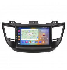 Штатная магнитола Lesko для Hyundai Tucson III 2015-2018 экран 9" 2/32Gb CarPlay 4G Wi-Fi GPS Prime
