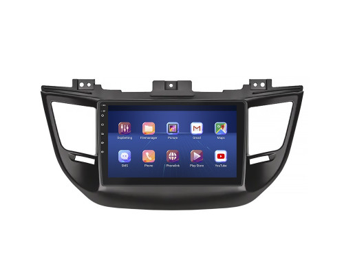 Штатная магнитола Lesko для Hyundai Tucson III 2015-2018 экран 9" 2/32Gb 4G Wi-Fi GPS Top