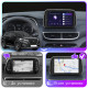 Штатная магнитола Lesko для Hyundai Tucson III Рестайлинг 2018-2021 экран 10" 1/16Gb Wi-Fi GPS Base