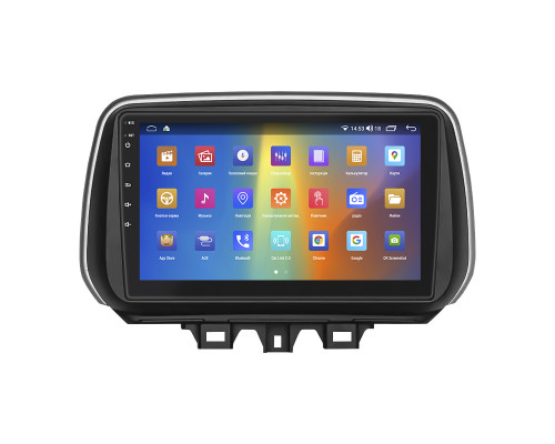 Штатная магнитола Lesko для Hyundai Tucson III Рестайлинг 2018-2021 экран 10" 4/64Gb CarPlay 4G Wi-Fi GPS Prime