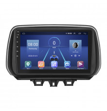 Штатная магнитола Lesko для Hyundai Tucson III Рестайлинг 2018-2021 экран 10" 4/64Gb 4G Wi-Fi GPS Top