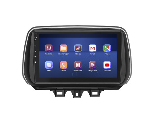 Штатная магнитола Lesko для Hyundai Tucson III Рестайлинг 2018-2021 экран 10" 4/64Gb 4G Wi-Fi GPS Top