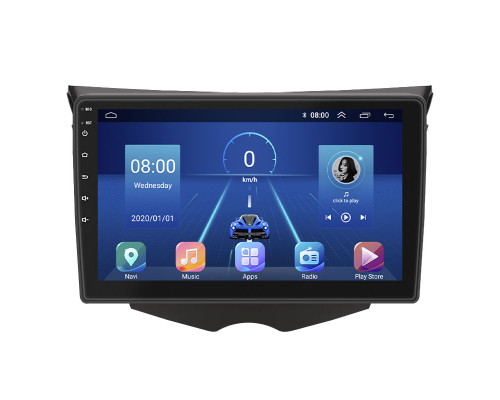Штатная магнитола Lesko для Hyundai Veloster I 2011-2015 экран 9" 2/32Gb 4G Wi-Fi GPS Top
