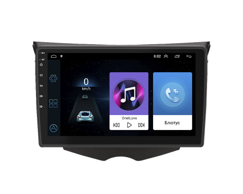 Штатная магнитола Lesko для Hyundai Veloster I Рестайлинг 2015-2017 экран 9" 1/16Gb Wi-Fi GPS Base