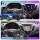 Штатная магнитола Lesko для Hyundai Veloster I Рестайлинг 2015-2017 экран 9" 2/32Gb Wi-Fi GPS Base