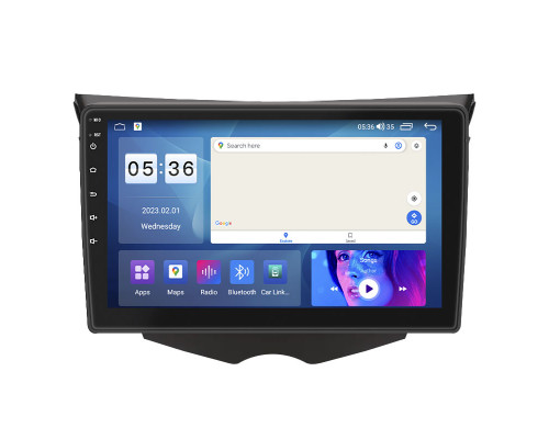 Штатная магнитола Lesko для Hyundai Veloster I Рестайлинг 2015-2017 экран 9" 2/32Gb CarPlay 4G Wi-Fi GPS Prime