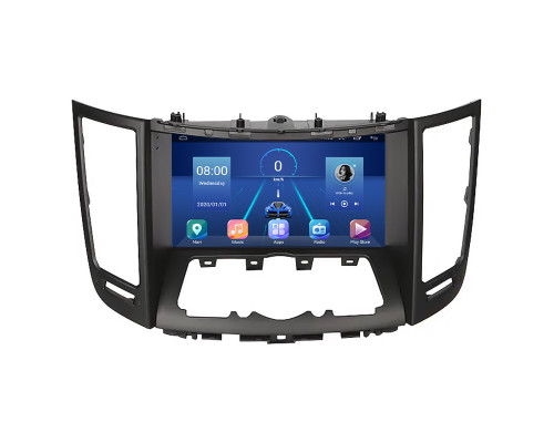 Штатная магнитола Lesko для Infiniti FX II (S51) 2008-2012 экран 9" 6/128Gb 4G Wi-Fi GPS Top