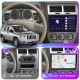 Штатная магнитола Lesko для Jeep Compass I 2006-2010 экран 10" 2/32Gb Wi-Fi GPS Base