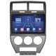 Штатная магнитола Lesko для Jeep Compass I 2006-2010 экран 10" 6/128Gb 4G Wi-Fi GPS Top
