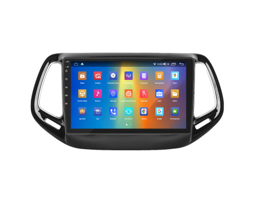 Штатная магнитола Lesko для Jeep Compass II 2017-н.в. экран 10" 4/64Gb CarPlay 4G Wi-Fi GPS Prime