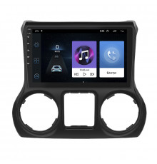 Штатная магнитола Lesko для Jeep Wrangler III (JK) 2007-2018 экран 10" 1/16Gb Wi-Fi GPS Base
