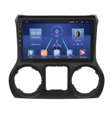 Штатная магнитола Lesko для Jeep Wrangler III (JK) 2007-2018 экран 10" 4/32Gb 4G Wi-Fi GPS Top