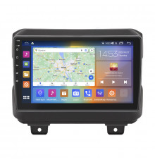 Штатная магнитола Lesko для Jeep Wrangler IV (JL) 2017-н.в. экран 9" 4/64Gb CarPlay 4G Wi-Fi GPS Prime