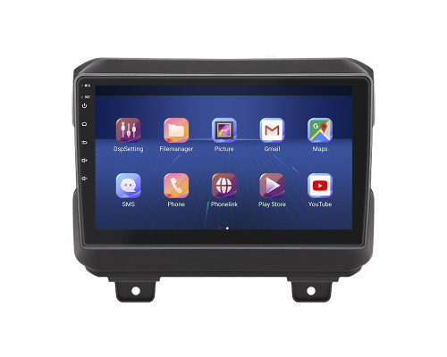 Штатная магнитола Lesko для Jeep Wrangler IV (JL) 2017-н.в. экран 9" 6/128Gb 4G Wi-Fi GPS Top