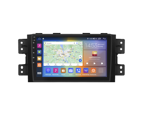 Штатная магнитола Lesko для Kia Borrego I 2008-2011 экран 9" 4/64Gb CarPlay 4G Wi-Fi GPS Prime