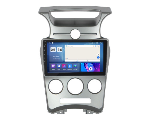 Штатная магнитола Lesko для Kia Carens II (UN) 2006-2012 экран 9" 2/32Gb CarPlay 4G Wi-Fi GPS Prime