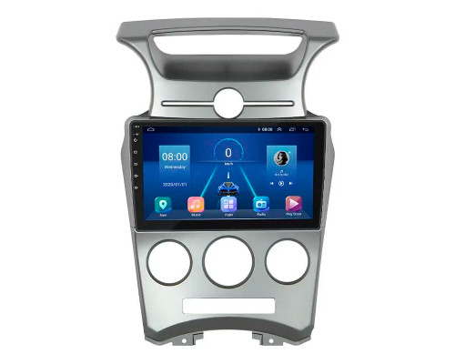 Штатная магнитола Lesko для Kia Carens II (UN) 2006-2012 экран 9" 6/128Gb 4G Wi-Fi GPS Top