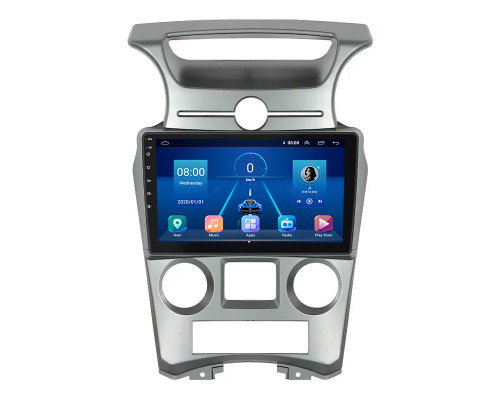 Штатная магнитола Lesko для Kia Carens II (UN) Auto AC 2006-2012 экран 9" 6/128Gb 4G Wi-Fi GPS Top