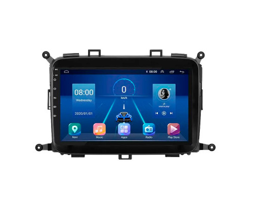 Штатная магнитола Lesko для Kia Carens III (RP) 2013-2019 экран 9" 6/128Gb 4G Wi-Fi GPS Top