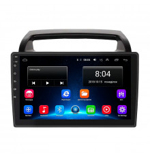 Штатная магнитола Lesko для Kia Carnival II 2006-2014 экран 9" 2/32Gb Wi-Fi GPS Base