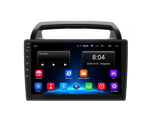 Штатная магнитола Lesko для Kia Carnival II 2006-2014 экран 9" 2/32Gb Wi-Fi GPS Base