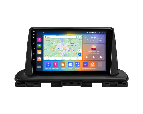 Штатная магнитола Lesko для Kia Cerato IV Рестайлинг 2021-н.в. экран 9" 4/64Gb CarPlay 4G Wi-Fi GPS Prime