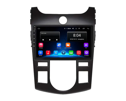 Штатная магнитола Lesko для Kia Forte I 2008-2013 экран 9" 2/32Gb Wi-Fi GPS Base