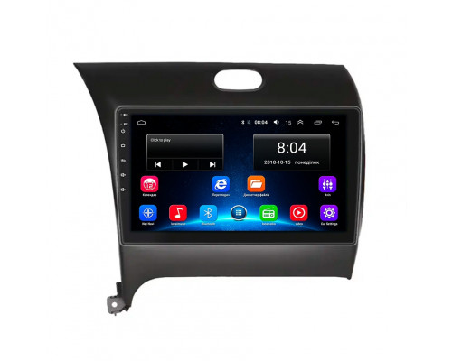 Штатная магнитола Lesko для Kia Forte II Рестайлинг 2016-2018 экран 9" 2/32Gb Wi-Fi GPS Base