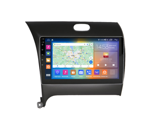 Штатная магнитола Lesko для Kia Forte II Рестайлинг 2016-2018 экран 9" 4/64Gb CarPlay 4G Wi-Fi GPS Prime