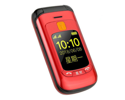 Телефон Gzone F899 (Mafam F899) red. Touch dual screen. Flip. English Keyboard