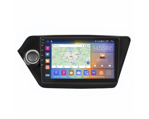 Штатная магнитола Lesko для Kia K2 III (QB) 2011-2017 экран 9" 4/64Gb CarPlay 4G Wi-Fi GPS Prime