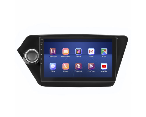 Штатная магнитола Lesko для Kia K2 III (QB) 2011-2017 экран 9" 2/32Gb 4G Wi-Fi GPS Top