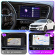 Штатная магнитола Lesko для Kia Optima III Рестайлинг 2013-2015 экран 9" 2/32Gb 4G Wi-Fi GPS Top