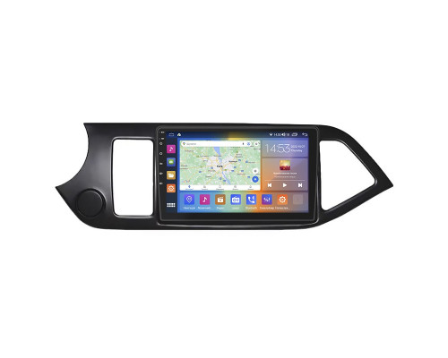 Штатная магнитола Lesko для Kia Picanto II 2011-2015 экран 9" 2/32Gb CarPlay 4G Wi-Fi GPS Prime