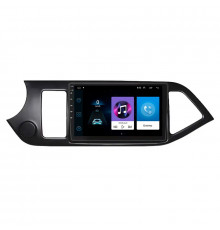 Штатная магнитола Lesko для Kia Picanto II Рестайлинг 2015-2017 экран 9" 1/16Gb Wi-Fi GPS Base