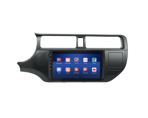 Штатная магнитола Lesko для Kia Rio III 2011-2015 экран 9" 6/128Gb 4G Wi-Fi GPS Top
