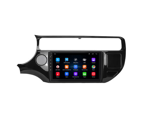 Штатная магнитола Lesko для Kia Rio III Рестайлинг 2015-2017 экран 9" 1/16Gb Wi-Fi GPS Base
