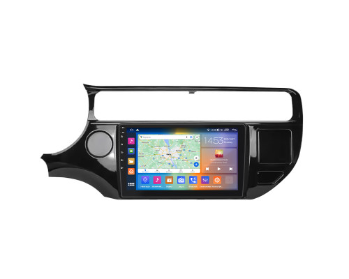 Штатная магнитола Lesko для Kia Rio III Рестайлинг 2015-2017 экран 9" 4/64Gb CarPlay 4G Wi-Fi GPS Prime