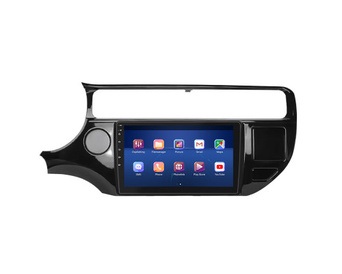 Штатная магнитола Lesko для Kia Rio III Рестайлинг 2015-2017 экран 9" 2/32Gb 4G Wi-Fi GPS Top