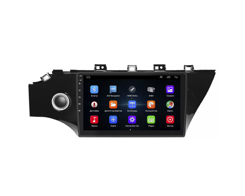 Штатная магнитола Lesko для Kia Rio IV 2017-2020 экран 10" 1/16Gb Wi-Fi GPS Base