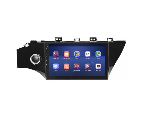 Штатная магнитола Lesko для Kia Rio IV 2017-2020 экран 10" 6/128Gb 4G Wi-Fi GPS Top